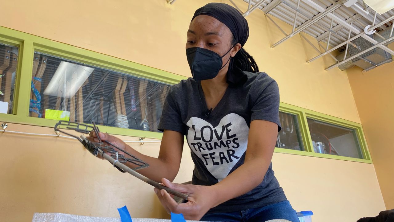 Jeanelle Austin started saving everything that was left to honor George Floyd.
