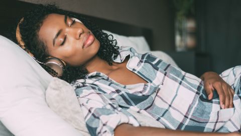 There are a number of reasons that white noise or other sounds may induce sleep.