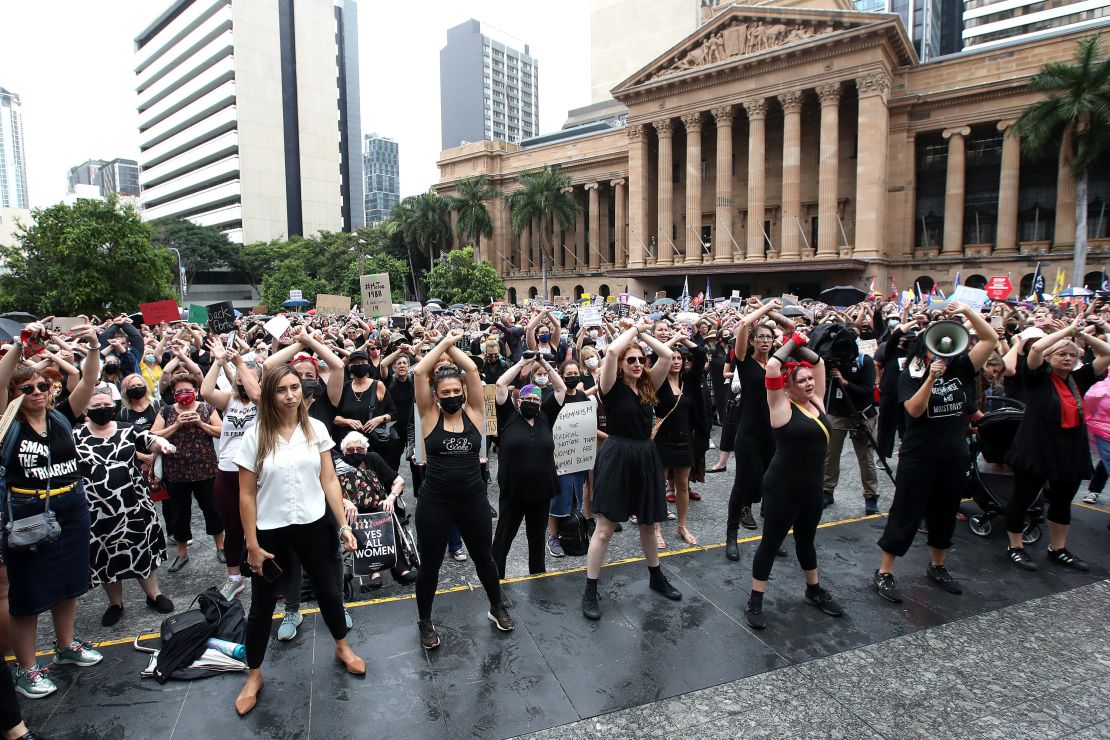 Earlier this year, protesters marched around Australia calling for action against gendered violence.