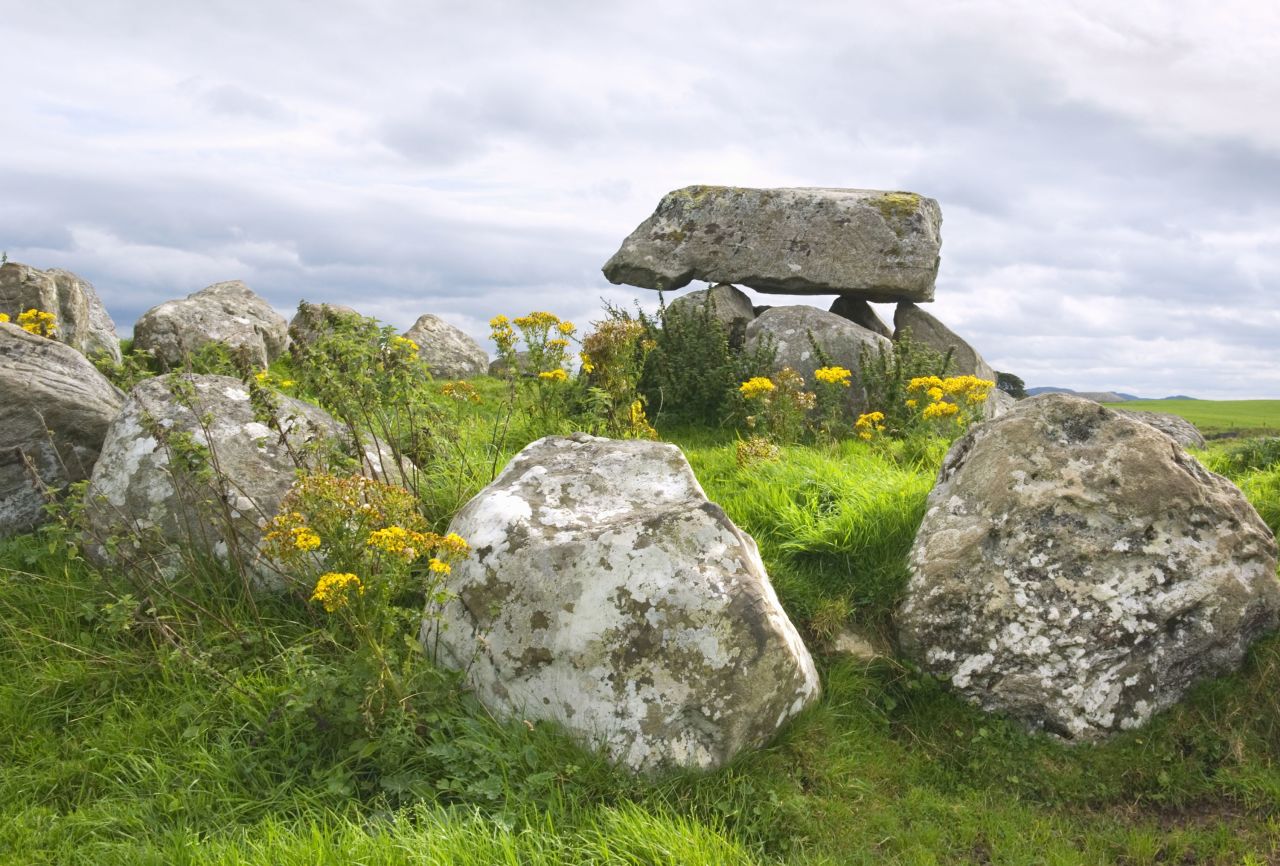 <strong>Carrowmore, Sligo:</strong> This megalithic tomb is also associated with the Cailleach legend. Says Lehane, "If you imbue your landscape with your story, with your identity and sense of ownership, then it becomes your land." 