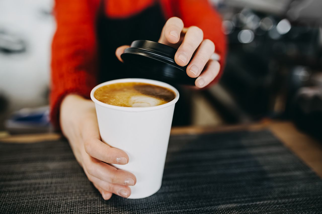 Drinking too much caffeine can affect your sleep. 