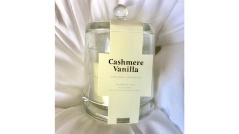 Threshold Cloche Glass Jar Cashmere Vanilla Candle