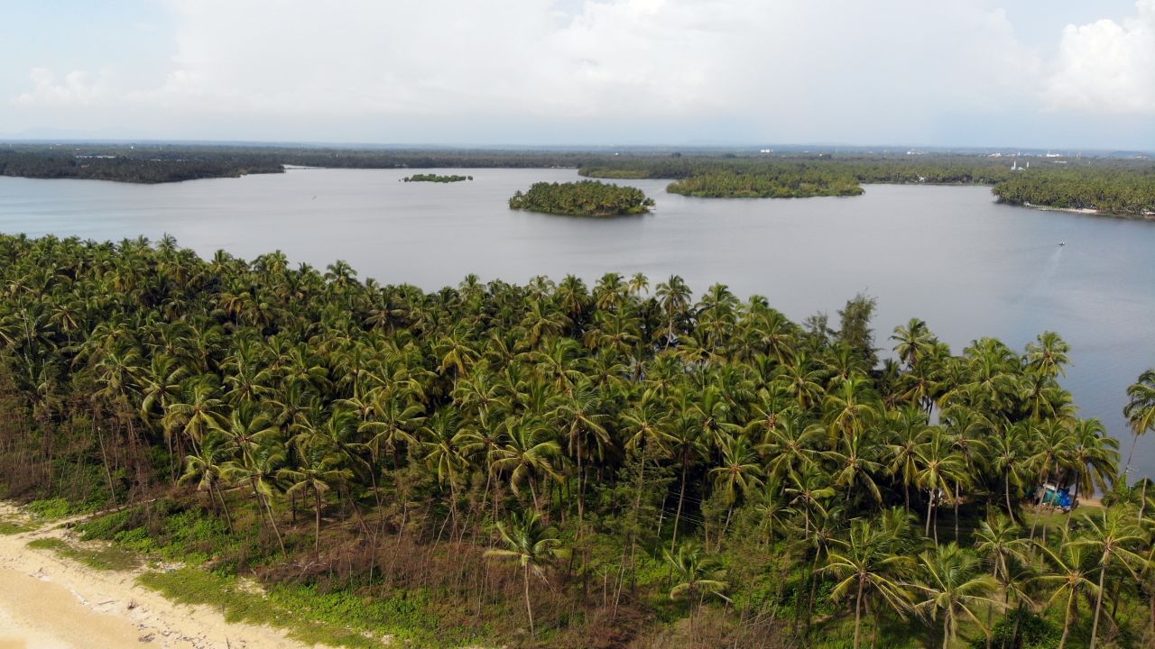 The Kavvayi island group is just off the coast of Kerala.