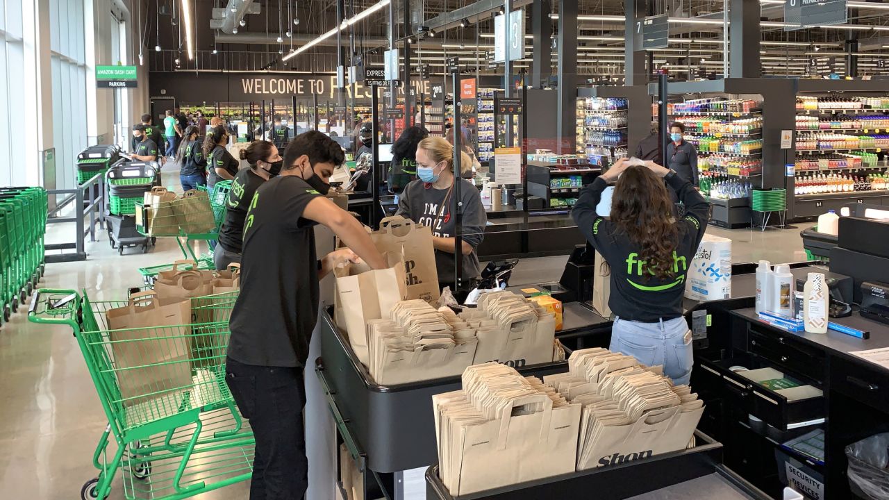 Amazon is ramping up openings of Amazon Fresh brick-and-mortar grocery stores.