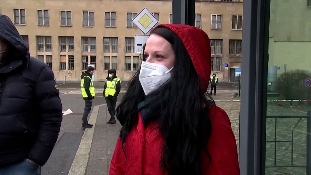 This German woman is frustrated that she isn't allowed to take the AstraZeneca coronavirus vaccine.