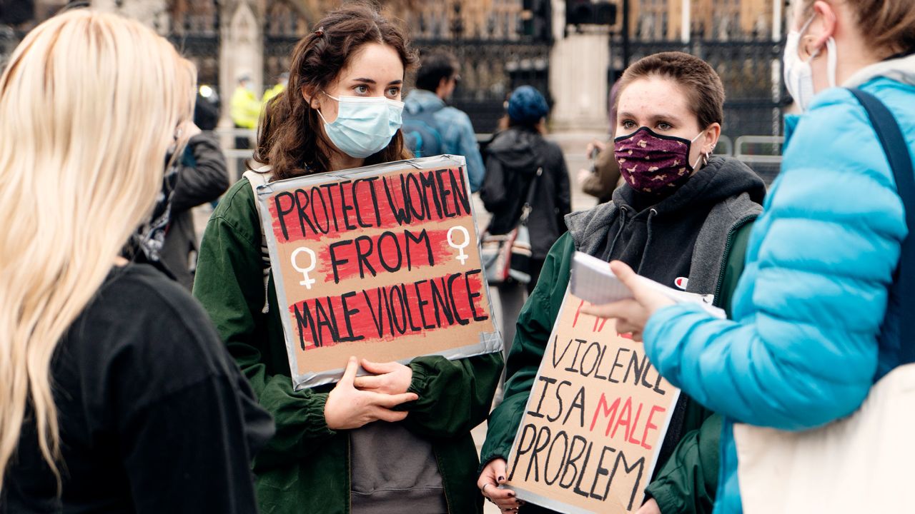 The police response to the Clapham vigil, as well as measures contained in the new policing bill, set off further protests around the British Parliament.