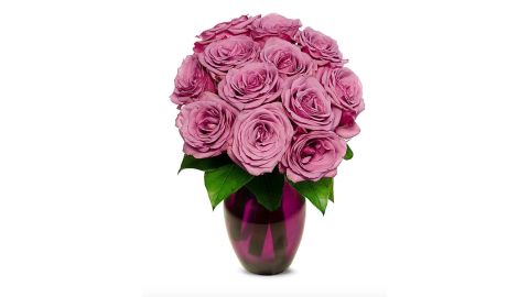 One Dozen Purple Roses