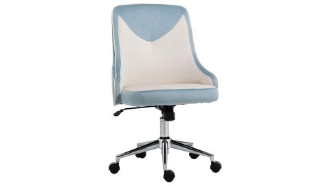 Vinsetto Velvet Fabric Leisure Chair Rocking Armless Task Chair