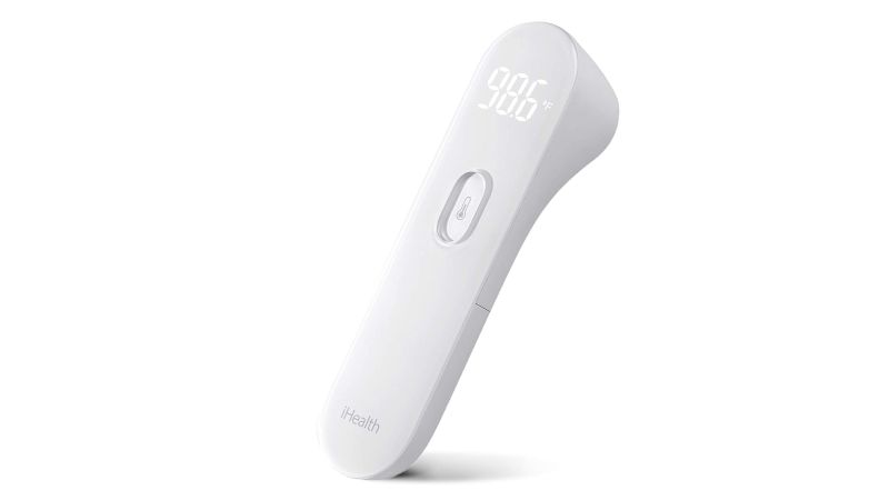 Touchless Forehead Thermometer Digital Thermometer Forehead for Adults Kids Baby Scanning No Contact Infrared Forehead Thermometer with Fever Alert Probe Auxiliary Light Upgraded 