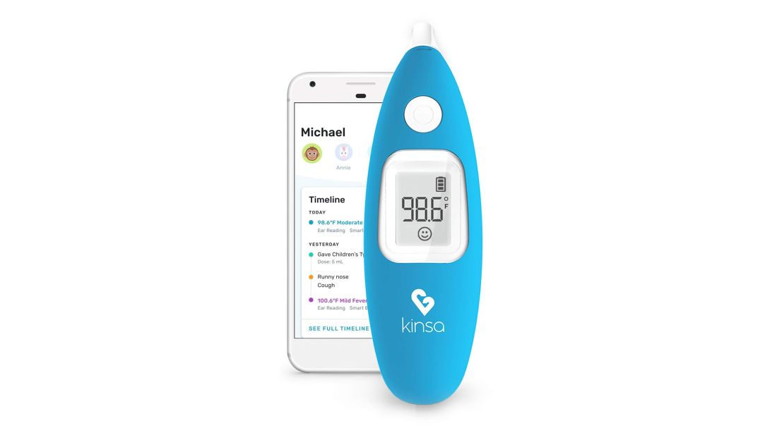 Wearable Fashion Thermometer Snap Fever