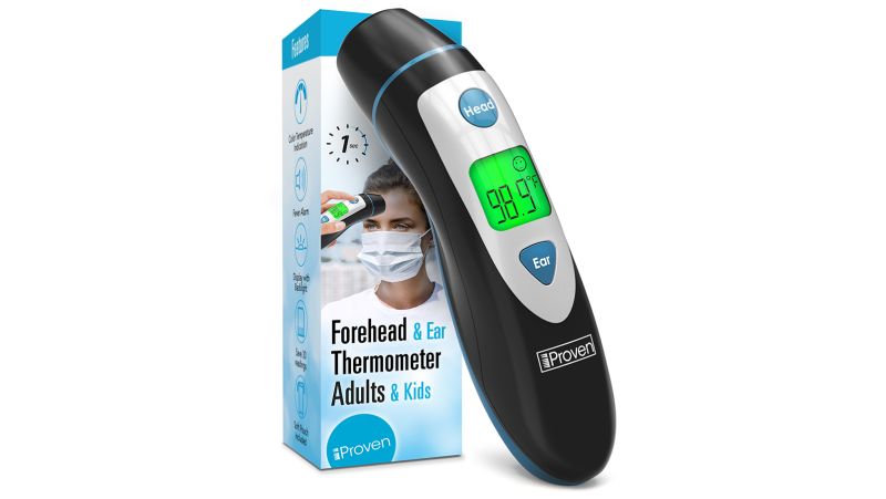 Forehead thermometer vs clearance ear