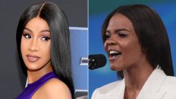 Cardi B, left, and Candace Owens