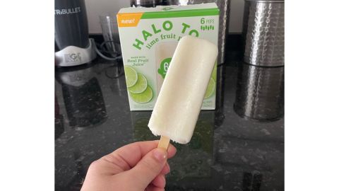 Halo Top's lime fruit pop 