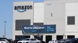April 11, 2020, Bessemer, AL, USA: BESSEMER, AL - APRIL 11:  A general view of the Amazon Fulfillment Center in Bessemer, Alabama on April 11, 2020.  Amazon is still hiring employees during the Coronavirus (COVID-19) pandemic. (Photo by Michael Wade/Icon Sportswire) (Credit Image: © Michael Wade/Icon SMI via ZUMA Press)