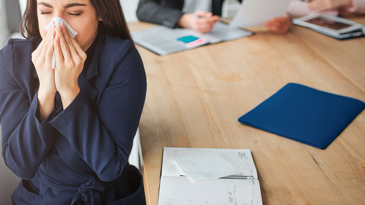 Who's looking forward to co-workers sneezing in the office? Nobody.