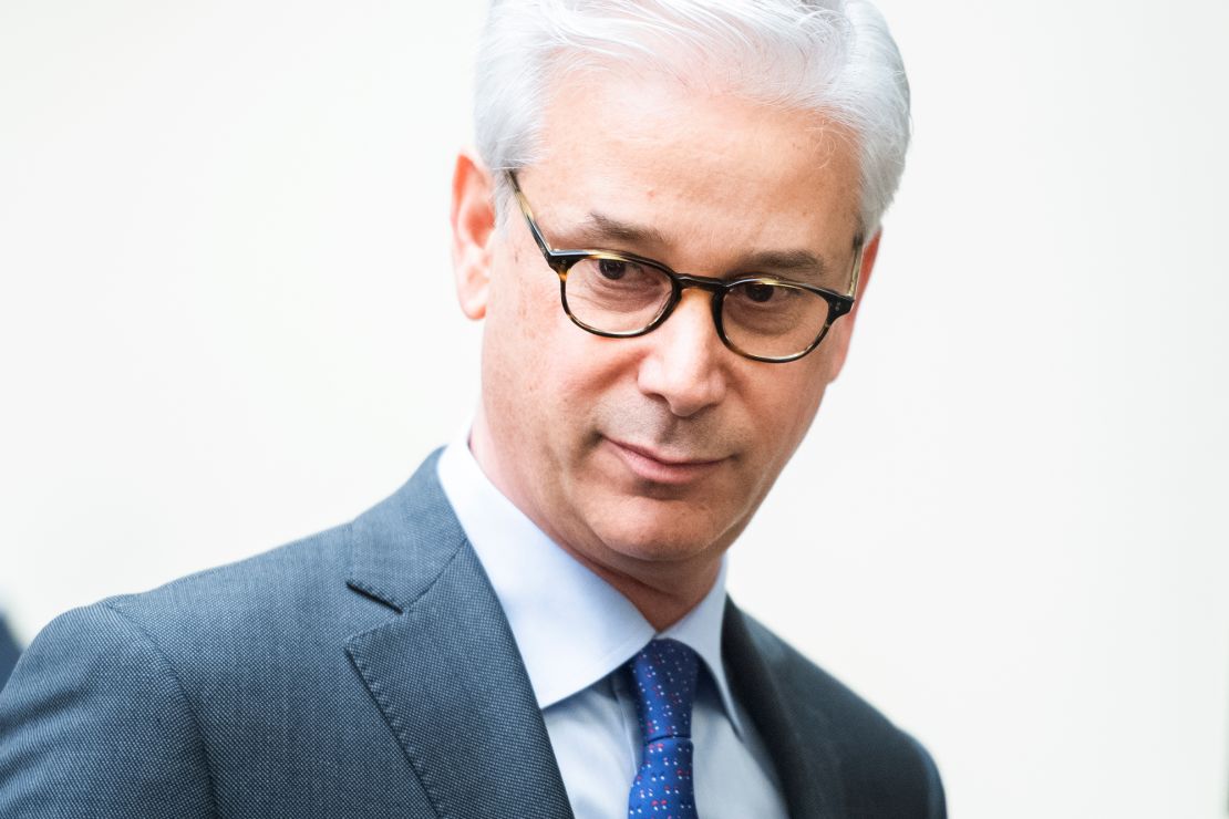 Charles W. Scharf, CEO of Wells Fargo, arrives to testify during the House Financial Services Committee hearing on Capitol Hill in Washington D.C. on March 10, 2020.