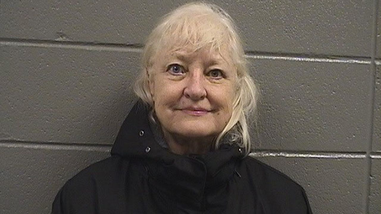 A booking photo of Marilyn Hartman released after her arrest on Tuesday, March 16.