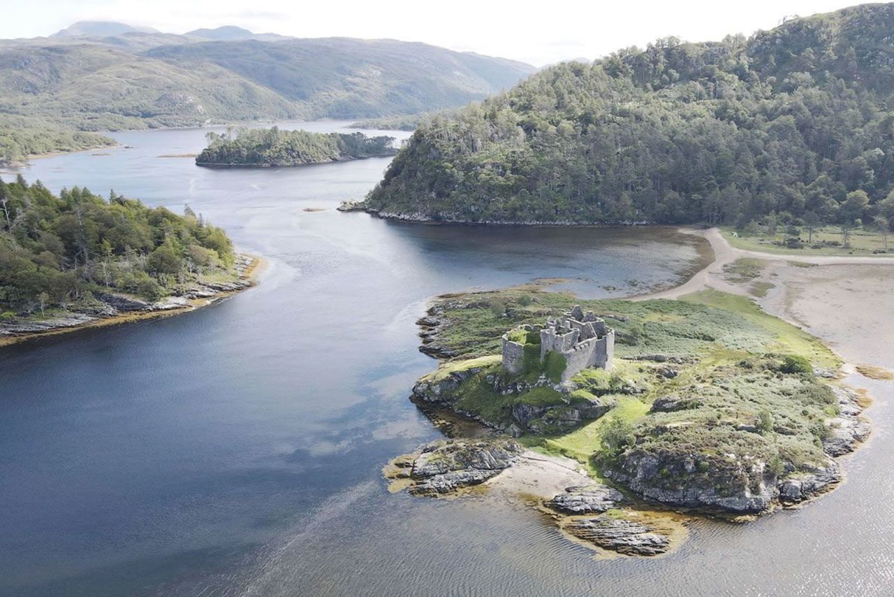Deer Island is close to Castle Tioram, pictured, which hails from the 13th century.