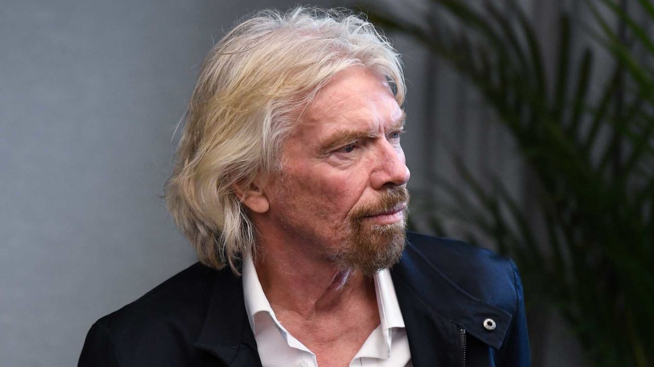 Sir Richard Branson waits to address an audience during the launch of The B Team Australasia on October 11, 2018 in Sydney, Australia.