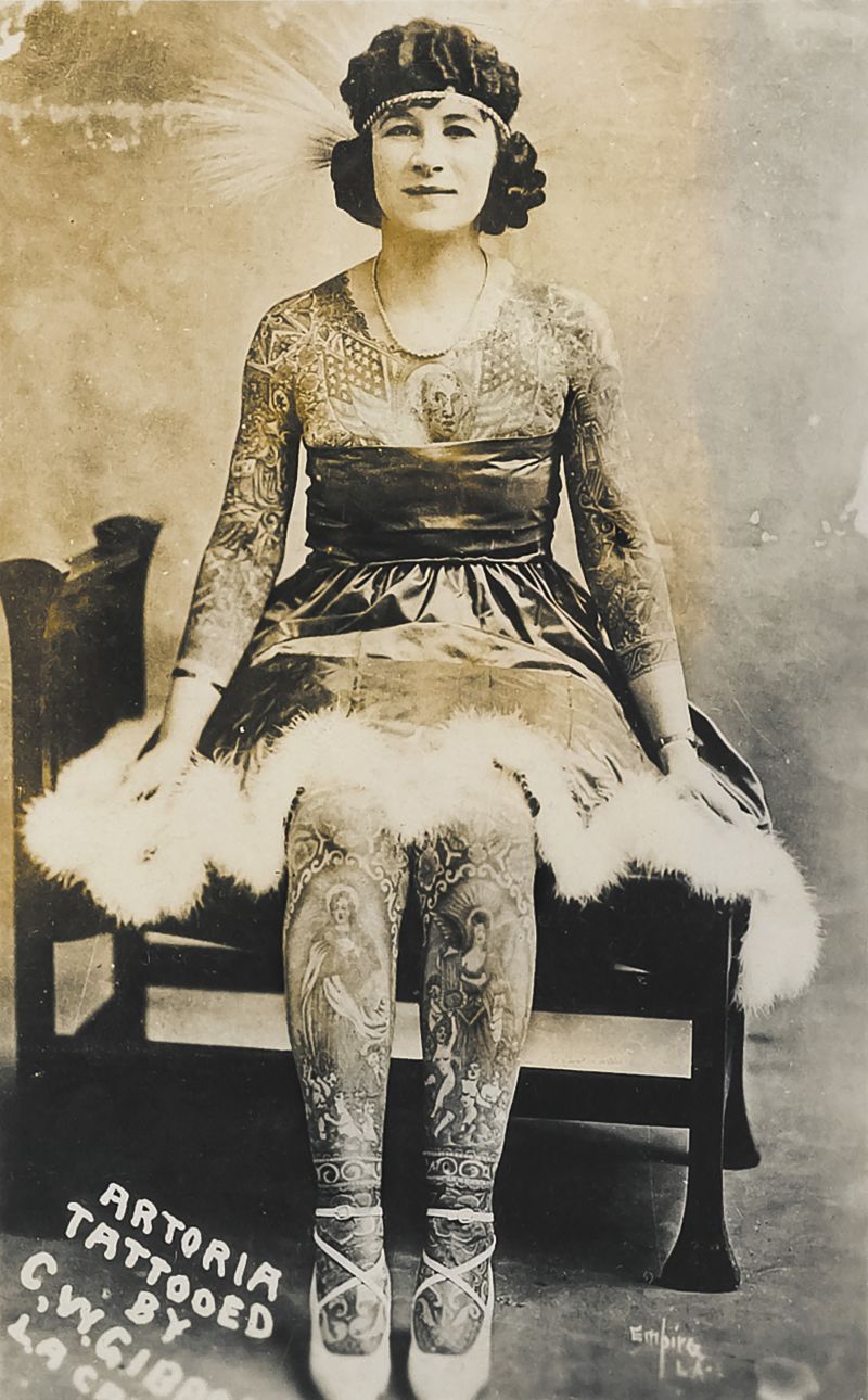 The Tattooed Women of the 20s 30s and 40s 