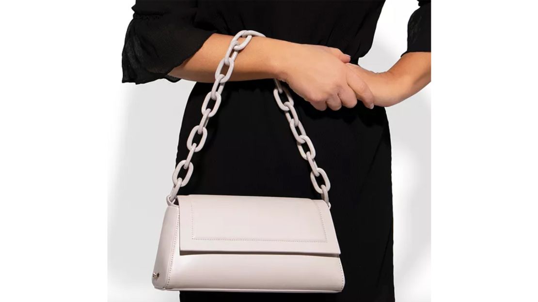 Vtg Bloomingdales Handbag Women Black Leather Lined Purse Shoulder Bag Gold  Tone