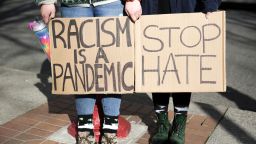 racism protest sign 0313