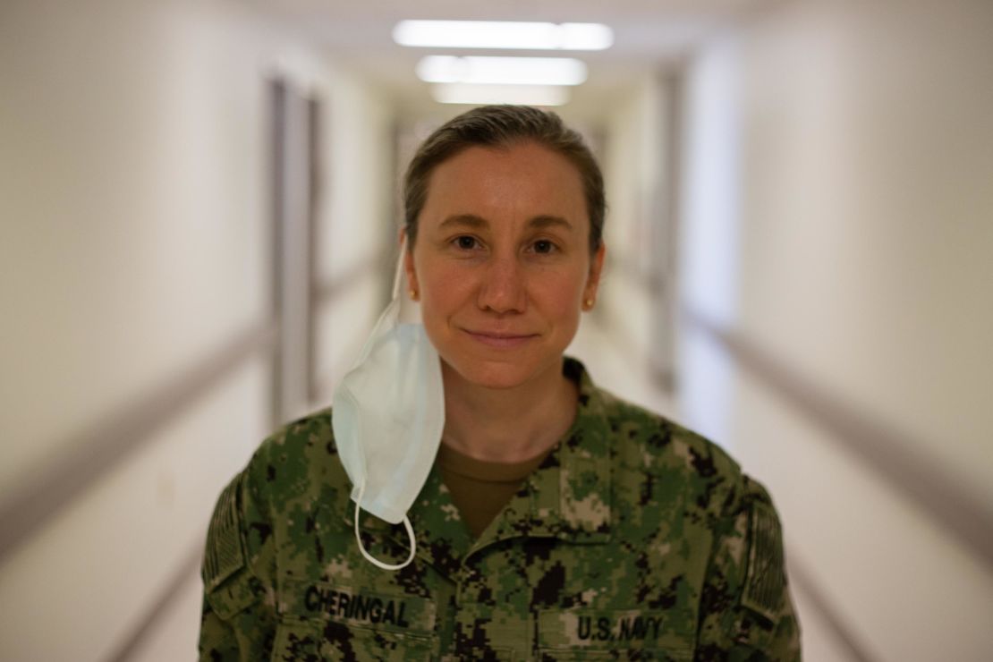 Lt. Cmdr. Julia Cheringal, a public health emergency officer at Naval Medical Center Portsmouth.