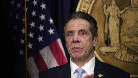 New York Gov. Andrew Cuomo speaks during an event at his office on March 18, 2021, in New York City. 