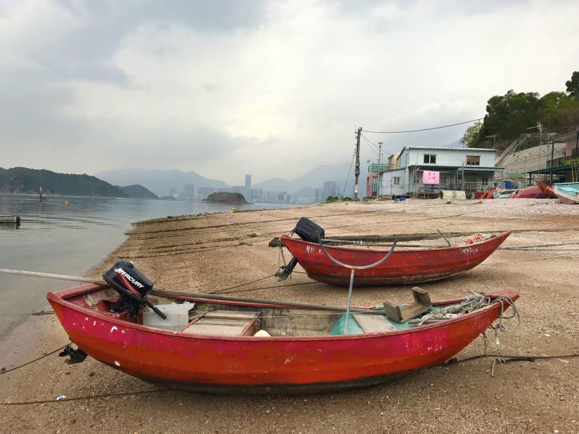 <strong>Boats and blues:</strong> Both islands are closer to Shenzhen in mainland China than they are to Hong Kong's city center.<br />Photo courtesy Hong Kong UNESCO Global Geopark, Agriculture, Fisheries and Conservation Department, HKSAR