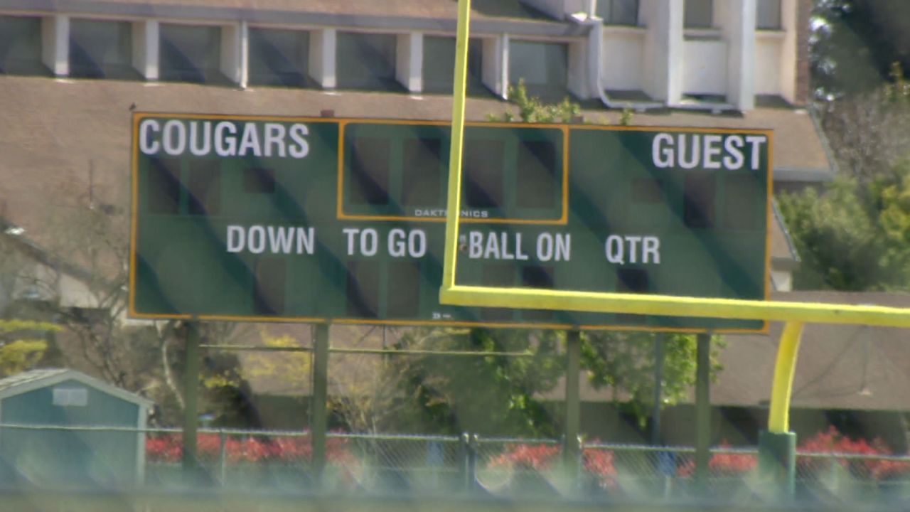 The John F. Kennedy High School Cougars were playing their first football game of the season when a player collapsed on the sidelines on Friday, March 19.