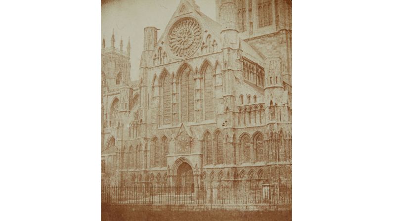 Oriel College in Oxford, pictured in 1843.
