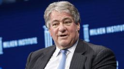 FILE: Leon Black, chairman and chief executive officer of Apollo Global Management LLC, at the Milken Institute Global Conference in Beverly Hills, California, U.S., on Tuesday, May 1, 2018. After months of ugly headlines about his business dealings with notorious sex offender Jeffrey Epstein, Black has stepped down as Apollo Global Management chief executive officer. Insiders, speaking on the condition they not be named, described the drama late Monday after the board revealed that Black had paid a startling $158 million for Epsteins advice. Still, the iconic dealmaker will remain chairman, while his preferred partner replaces him as chief executive officer. Photographer: Patrick T. Fallon/Bloomberg via Getty Images