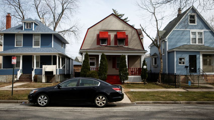 A view shows houses in the Fifth Ward in Evanston, Illinois, U.S., March 18, 2021. REUTERS/Eileen T. Meslar