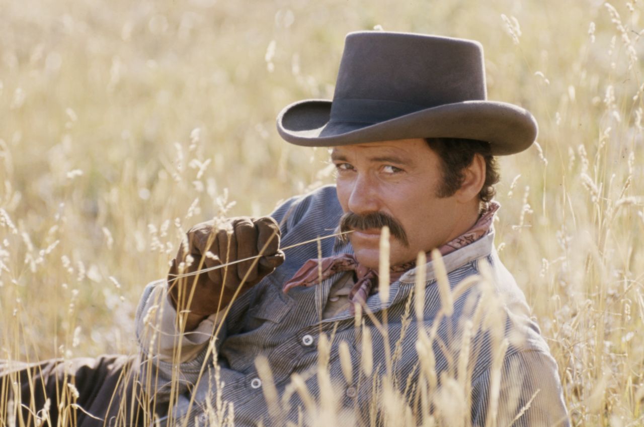Shatner appears in the television movie "Pioneer Woman" in 1973.