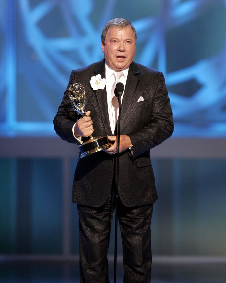Shatner won an Emmy Award in 2005 for his supporting role in "Boston Legal."