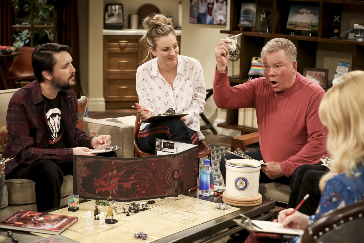 Shatner plays himself on the final episode of "The Big Bang Theory" in 2019.