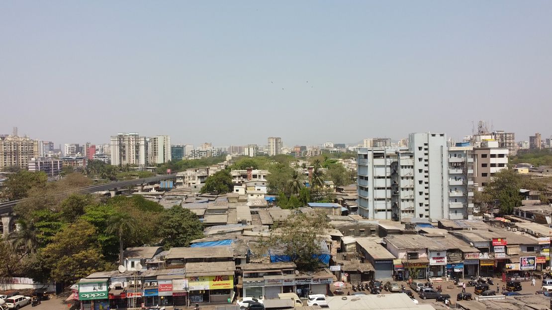 A view over the Chembur locality in Mumbai. 