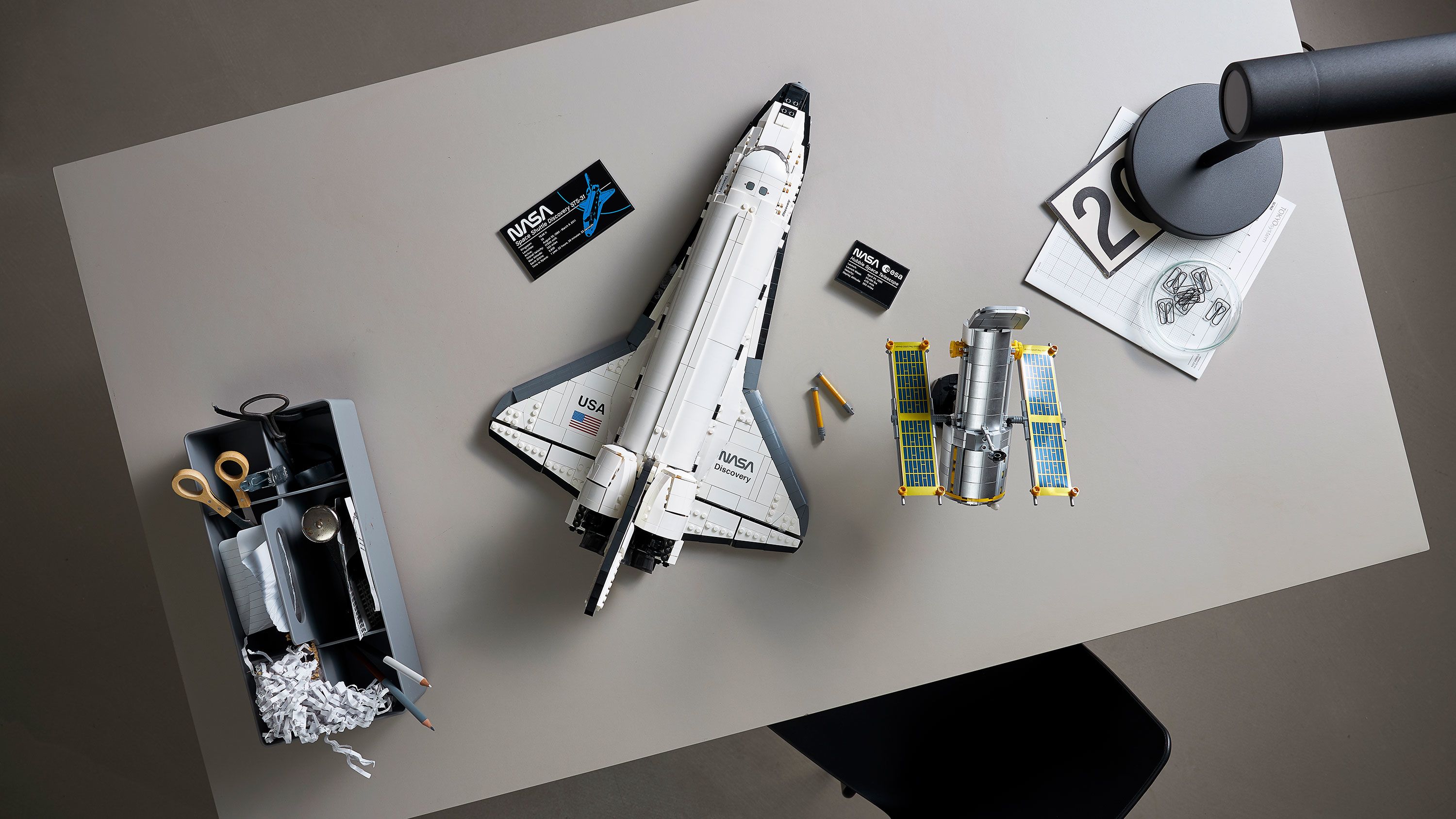 LEGO reveals space shuttle Discovery set featuring Hubble Space Telescope