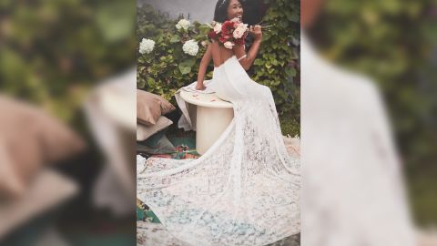 As couples choose outdoor venues for their nuptuals, traditional weddings dresses are being made with lighter, airy fabrics like lace.