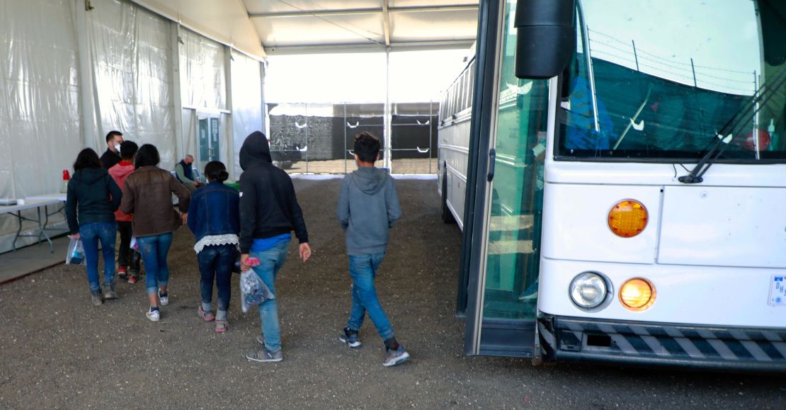 Temporary processing facilities in Donna, Texas, processes family units and unaccompanied alien children (UACs) encountered and in the custody of the U.S. Border Patrol.