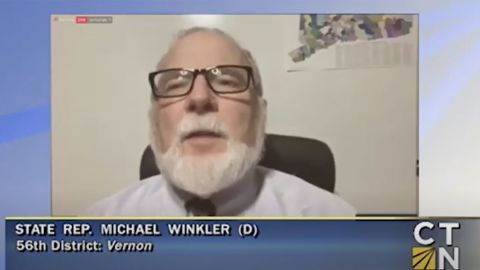 Connecticut state Rep. Michael Winkler made the comments in a committee meeting.