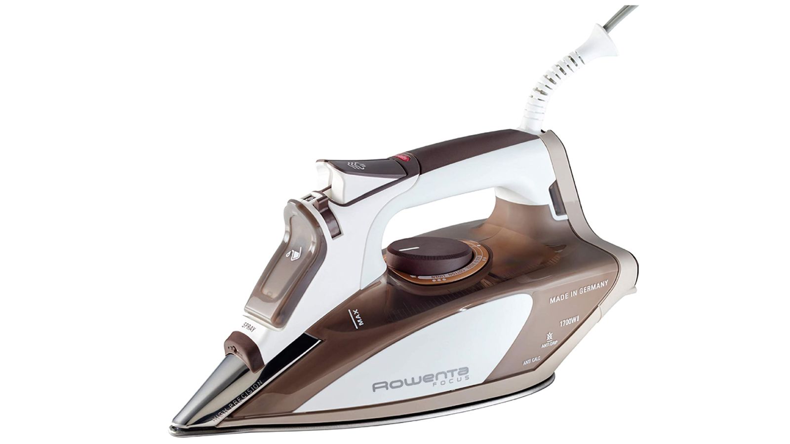 SteamOne - Steam iron 1900 W 40 g/min UNI900 GB - iron vertical autonomy 35  min (1205 ml) - removes 99.99% impurities - clear in 60s - easy use and  storage - all fabric : : Home & Kitchen
