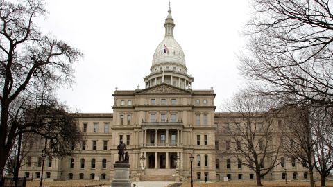 The Michigan State Capital building FILE