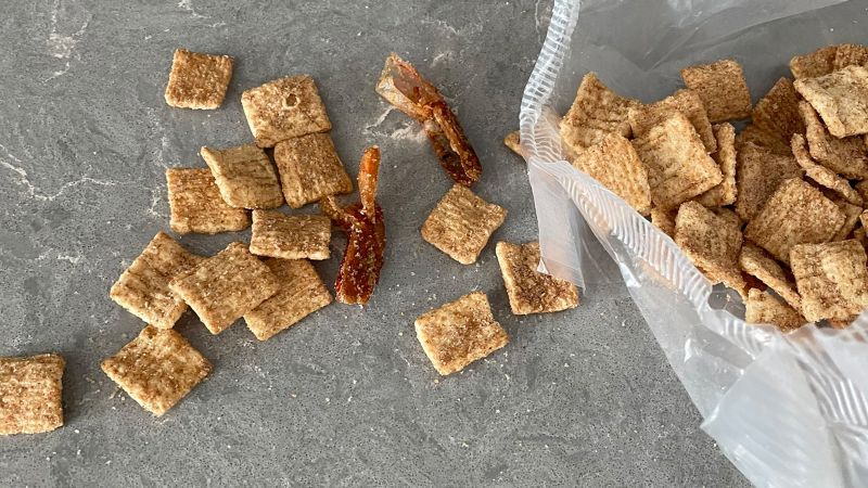 This Guy Found What Sure Looks Like Shrimp Tails in His Cinnamon Toast  Crunch  SELF