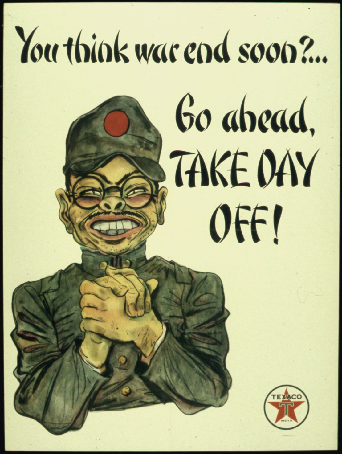 An anti-Japanese propaganda poster that circulated during the World War II.