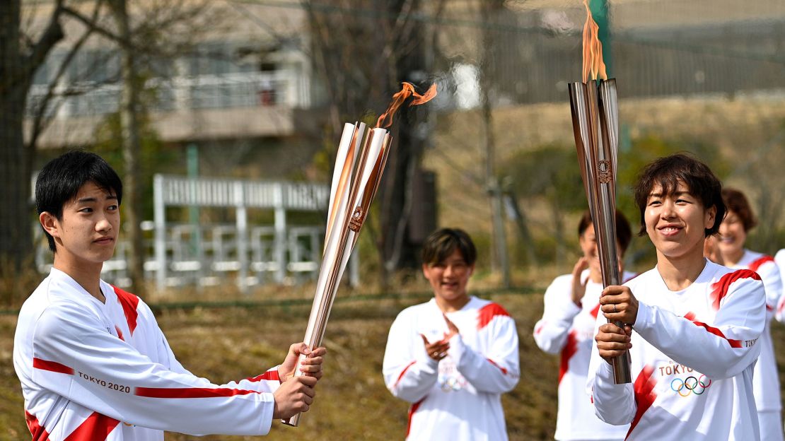 The Olympic torch relay has been making its way through the country since March 25.