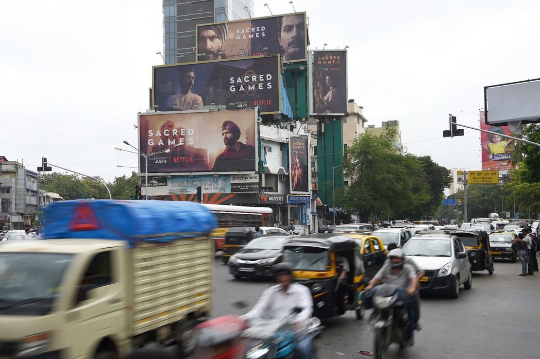 "Sacred Games" was compared to "Narcos," Netflix's hit drama about Colombian cocaine kingpin Pablo Escobar.