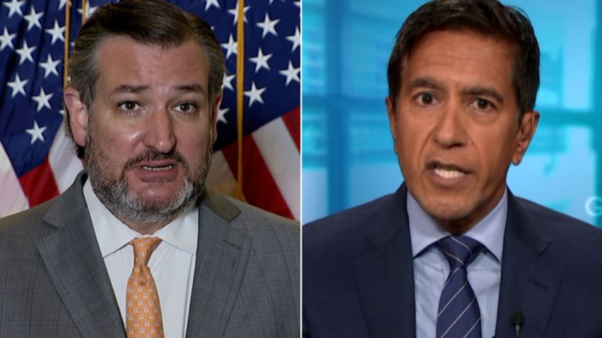 Ted Cruz Dr Sanjay Gupta Split