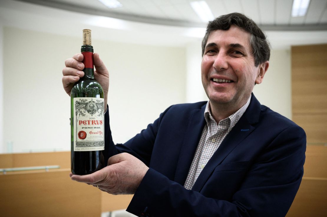 Organizers chose a popular 2000 Merlot for the project.