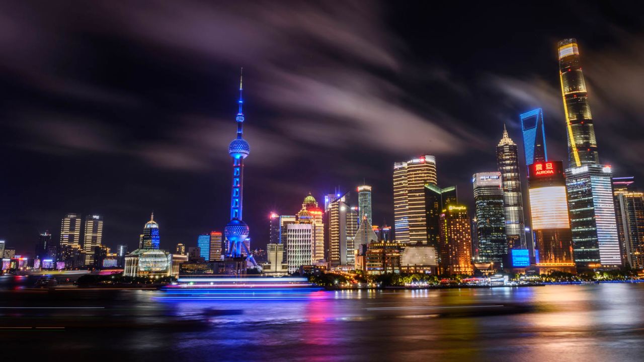 Shanghai's neon skyline is one of China's modern wonders.